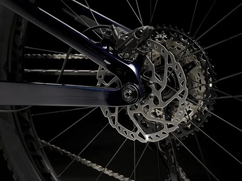 TREK Slash 9.7 Full Suspension Mountain Bike in Carbon Blue Smoke-7